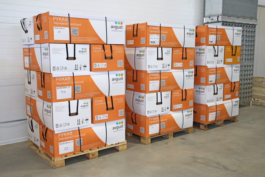 Sleeves მარცვლეულის და silage შენახვის